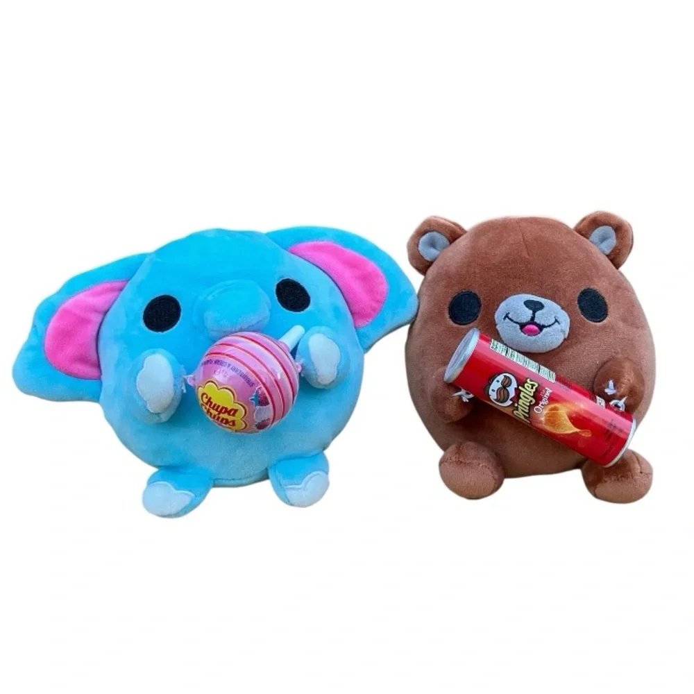 ZURU Snackles Plush Bundle Rabbit Elephant Bear Platypus Easter basket Cuddly - Picture 5 of 5